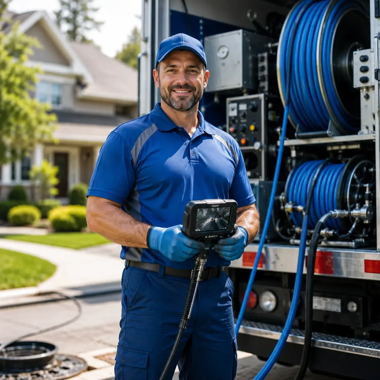 Local outdoor drain cleaning specialists in Carleton, MI